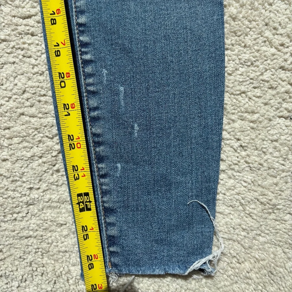 KUT FROM THE KLOTH Connie High Rise Ankle Skinny Blue Denim Jeans Women's Size 0